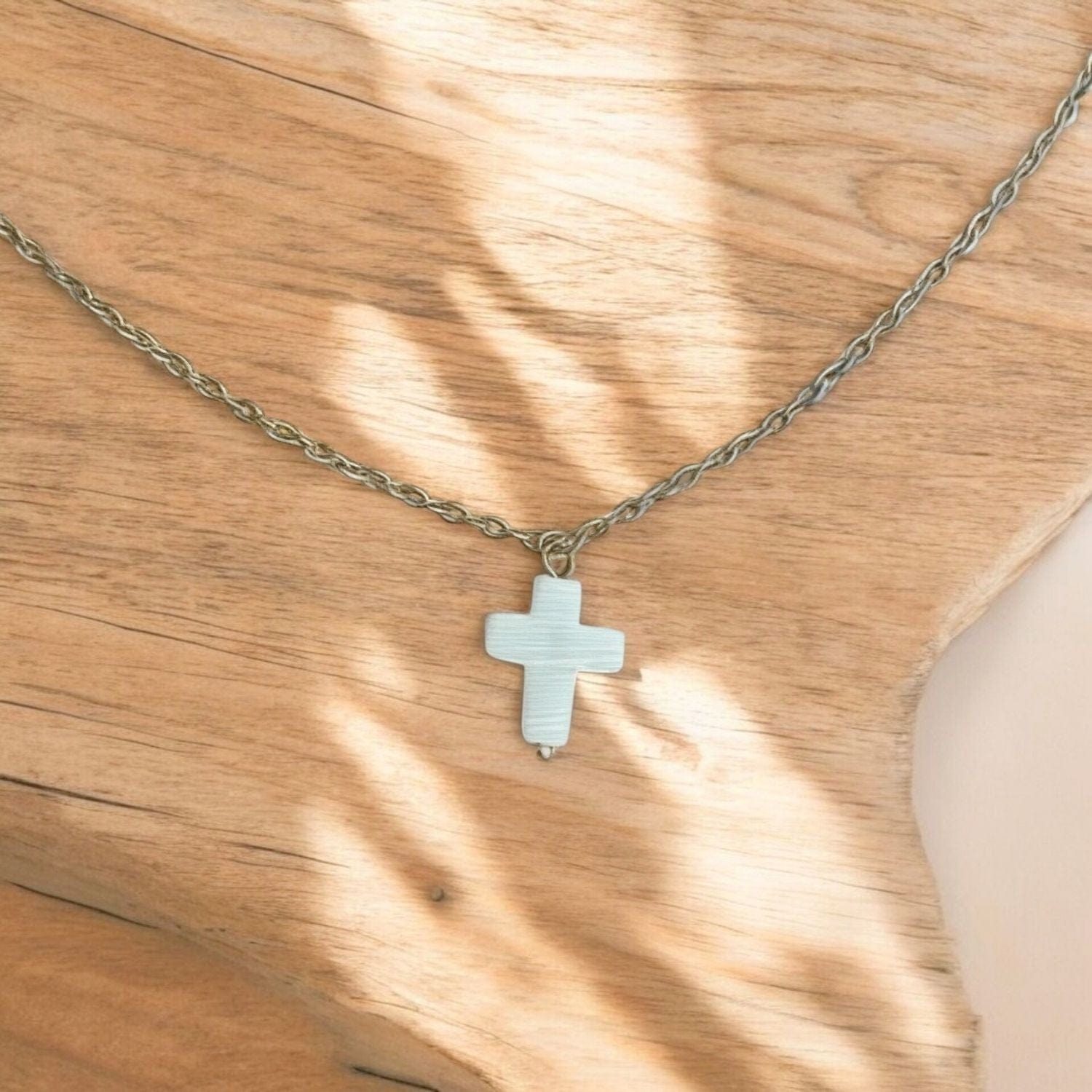 Shell Cross Necklace