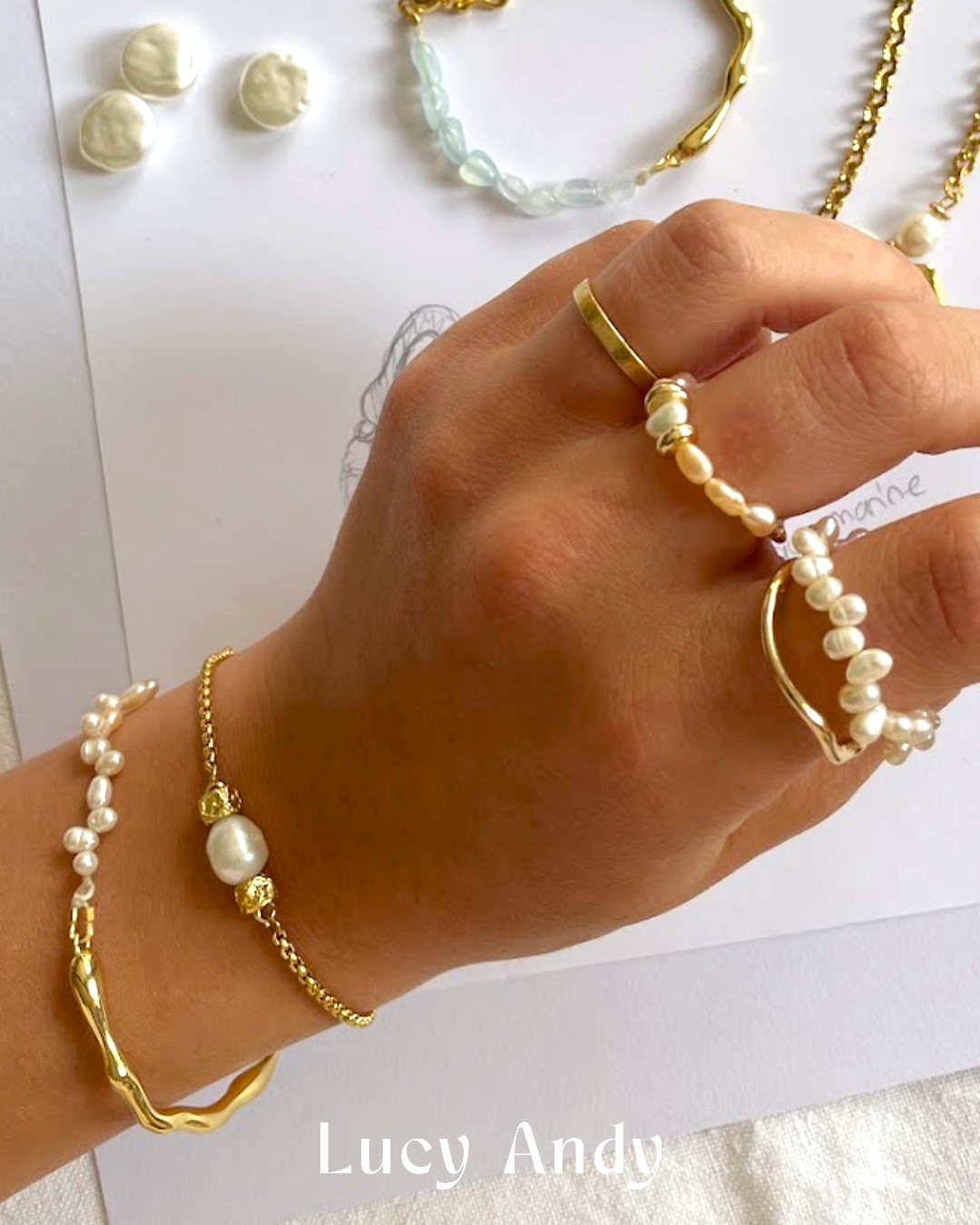 Pearl Rings