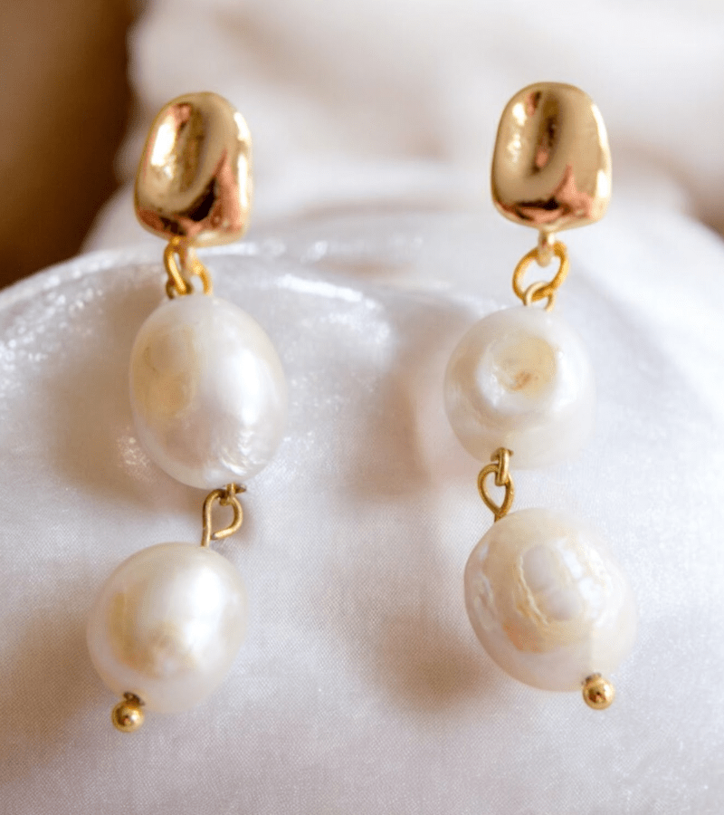 Freshwater Pearl earrings - lucy andy jewellery