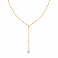 Elara Pearl Drop Necklace
