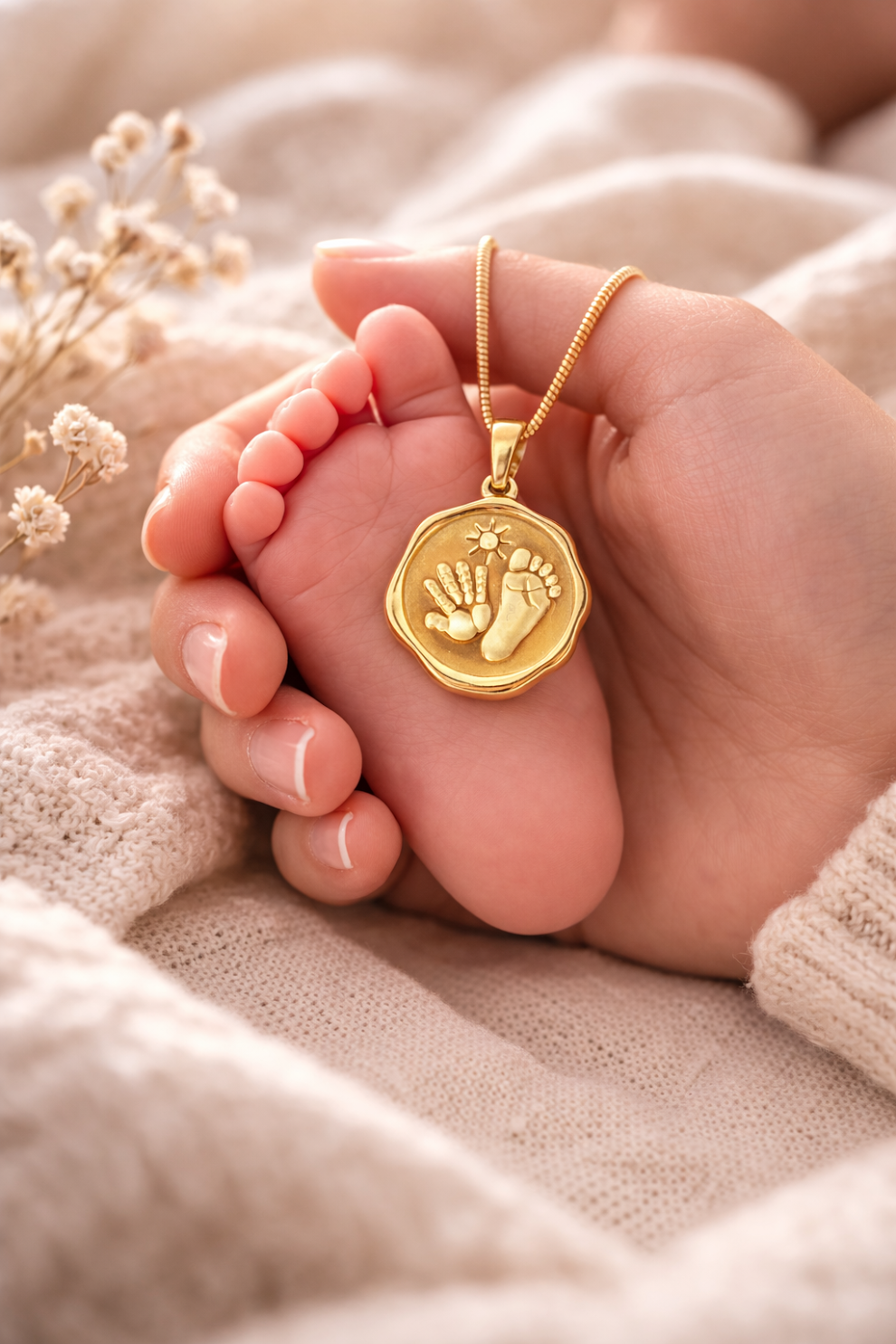 Baby Touch Mini Drop Necklace