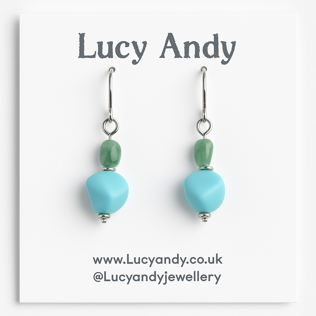 Ocean Whisper Dangle Earrings