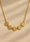 Chunky Disc Necklace – Gold or Silver
