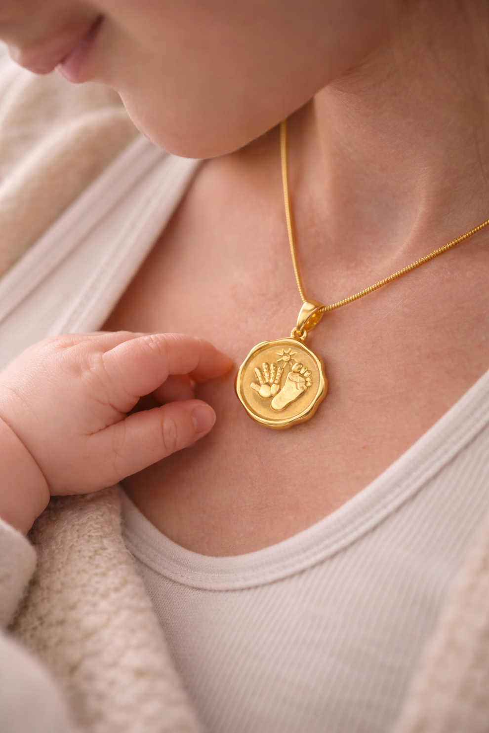 Baby Touch Mini Drop Necklace