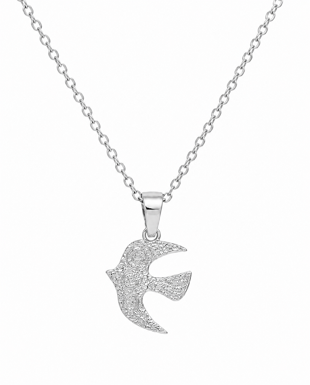 Libertad Dove Pendant Necklace – 18k Gold Plated Chain