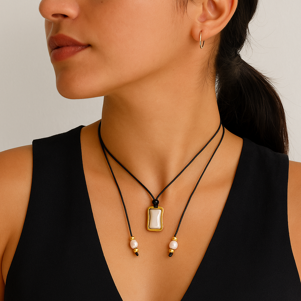 Black Cord Necklace