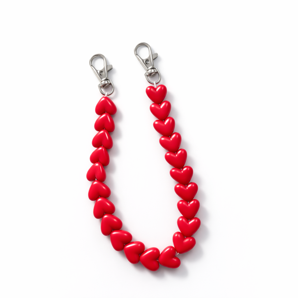 Amour Heart Bag Charm