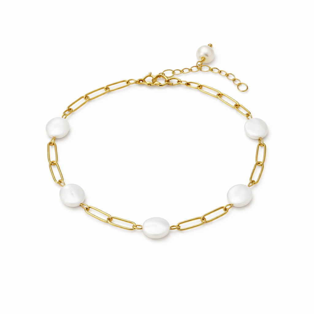 Marina Shell Gold Bracelet