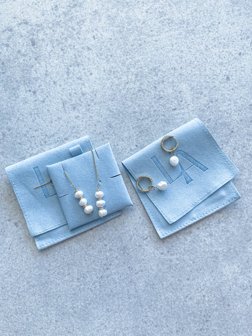 Riviera Multicolour Cubic Zirconia Huggie Earrings with Akoya Pearls