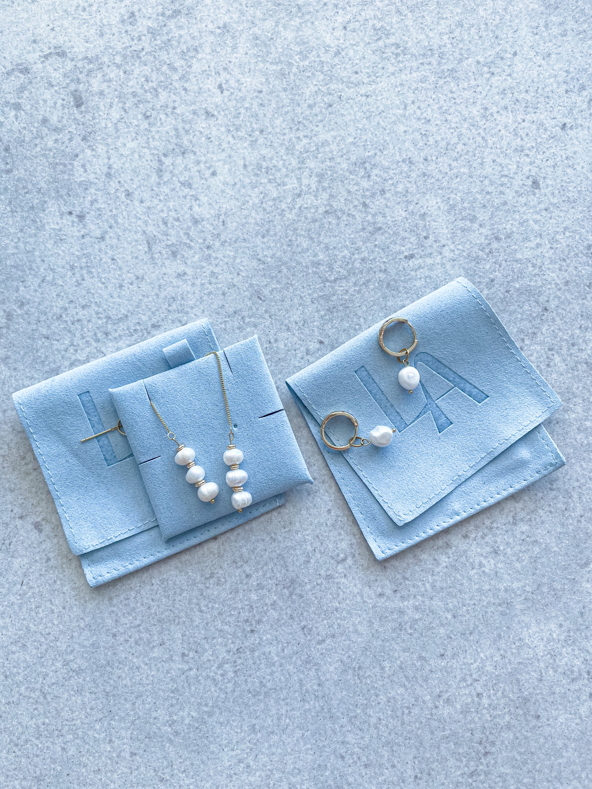 Riviera Multicolour Cubic Zirconia Huggie Earrings with Akoya Pearls