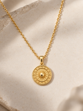 Moon Phase Pendant Necklace – Gold