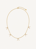 Aura Tiny Pearl Charm Necklace
