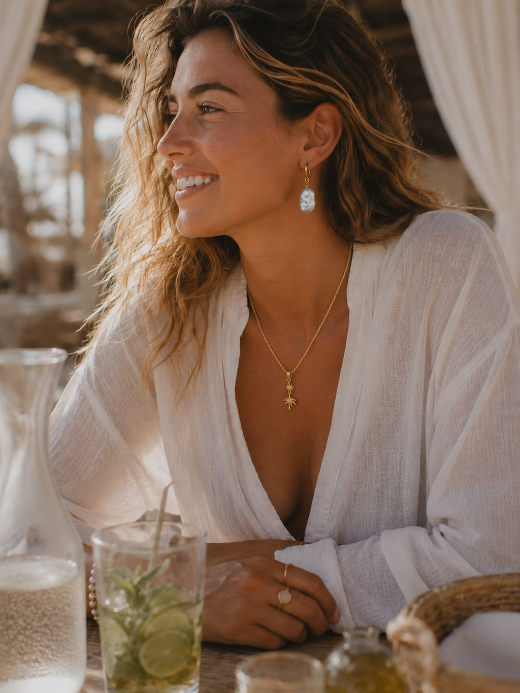 Cordelia Large Baroque Pearl Drop Earrings