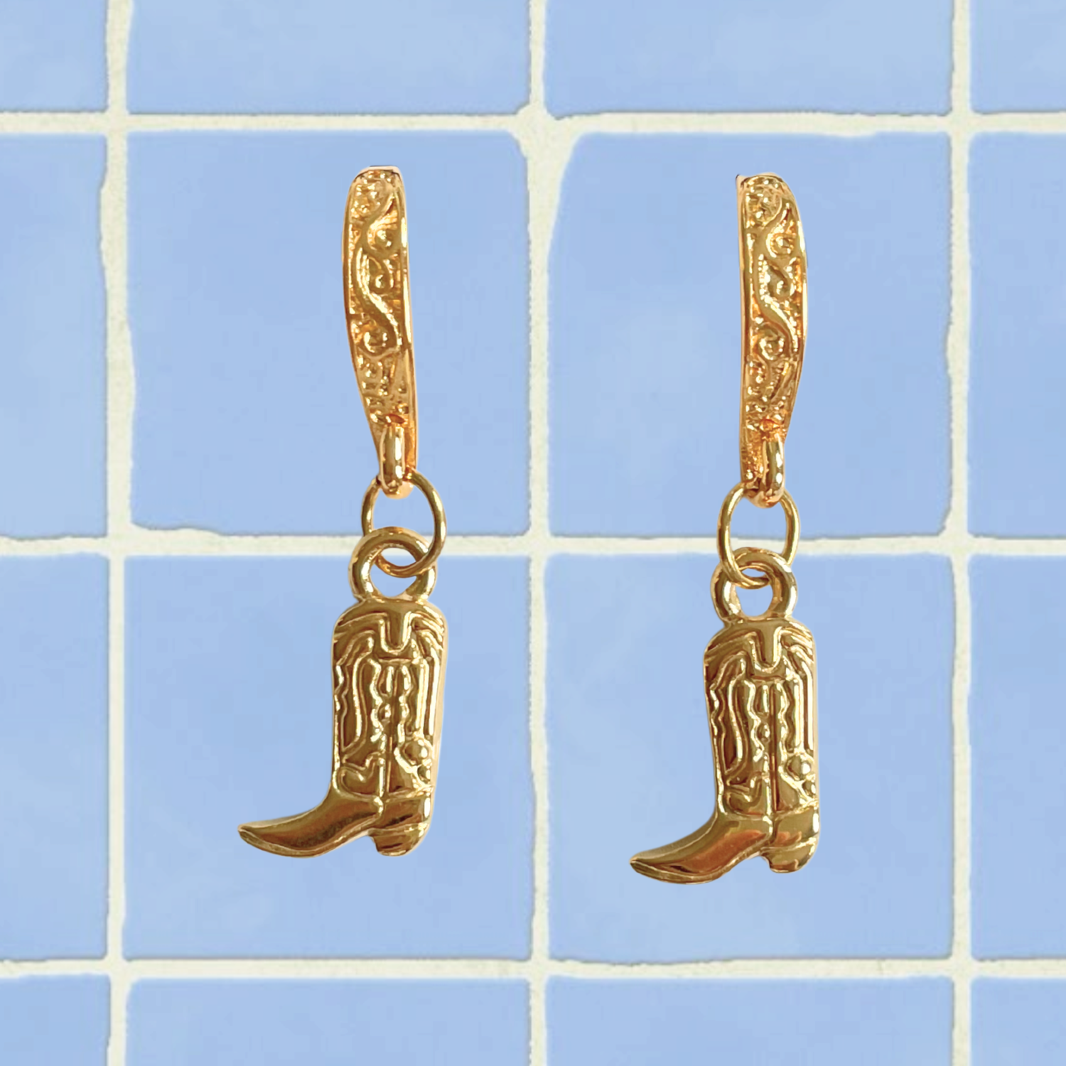Cowboy Boots Earrings