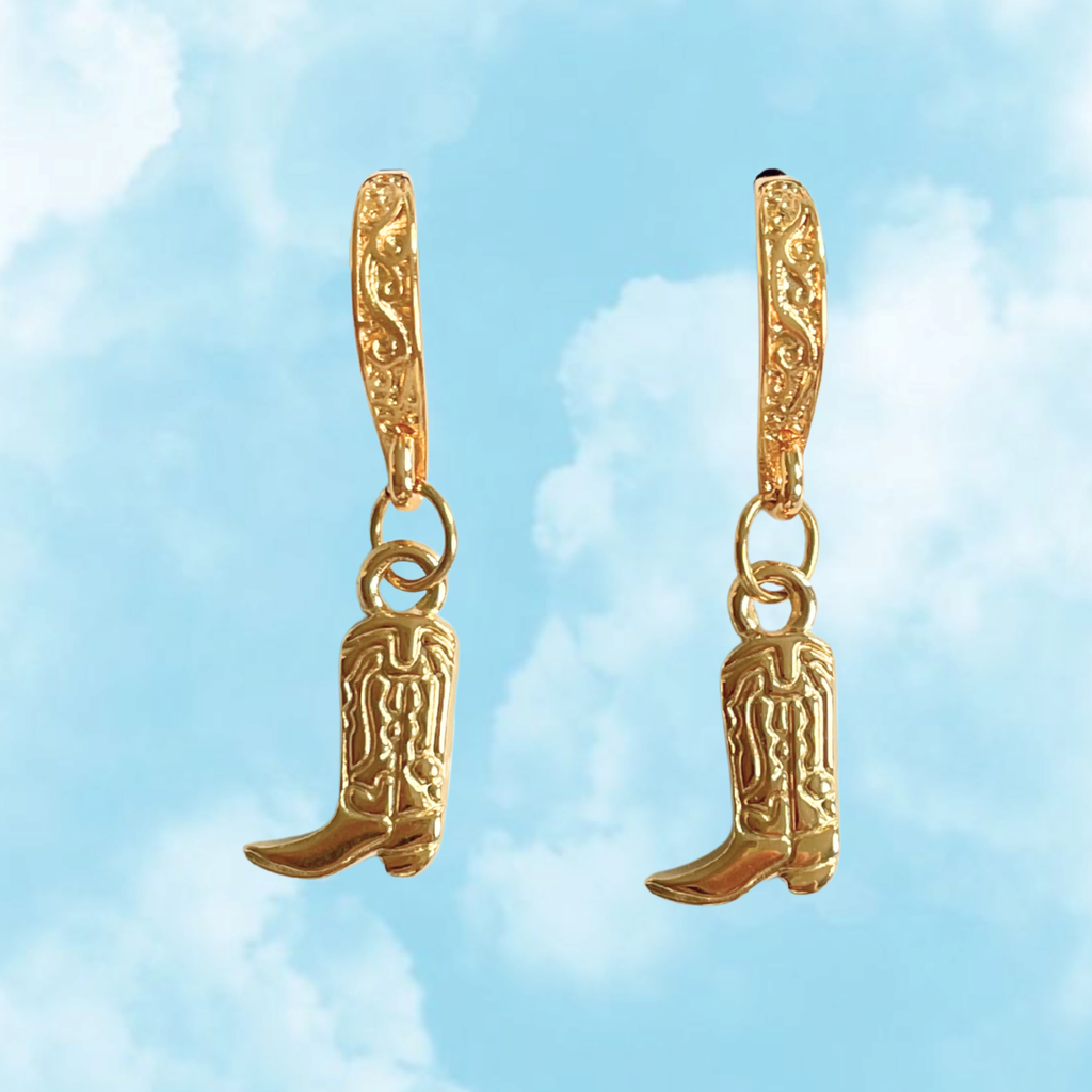 Cowboy Boots Earrings