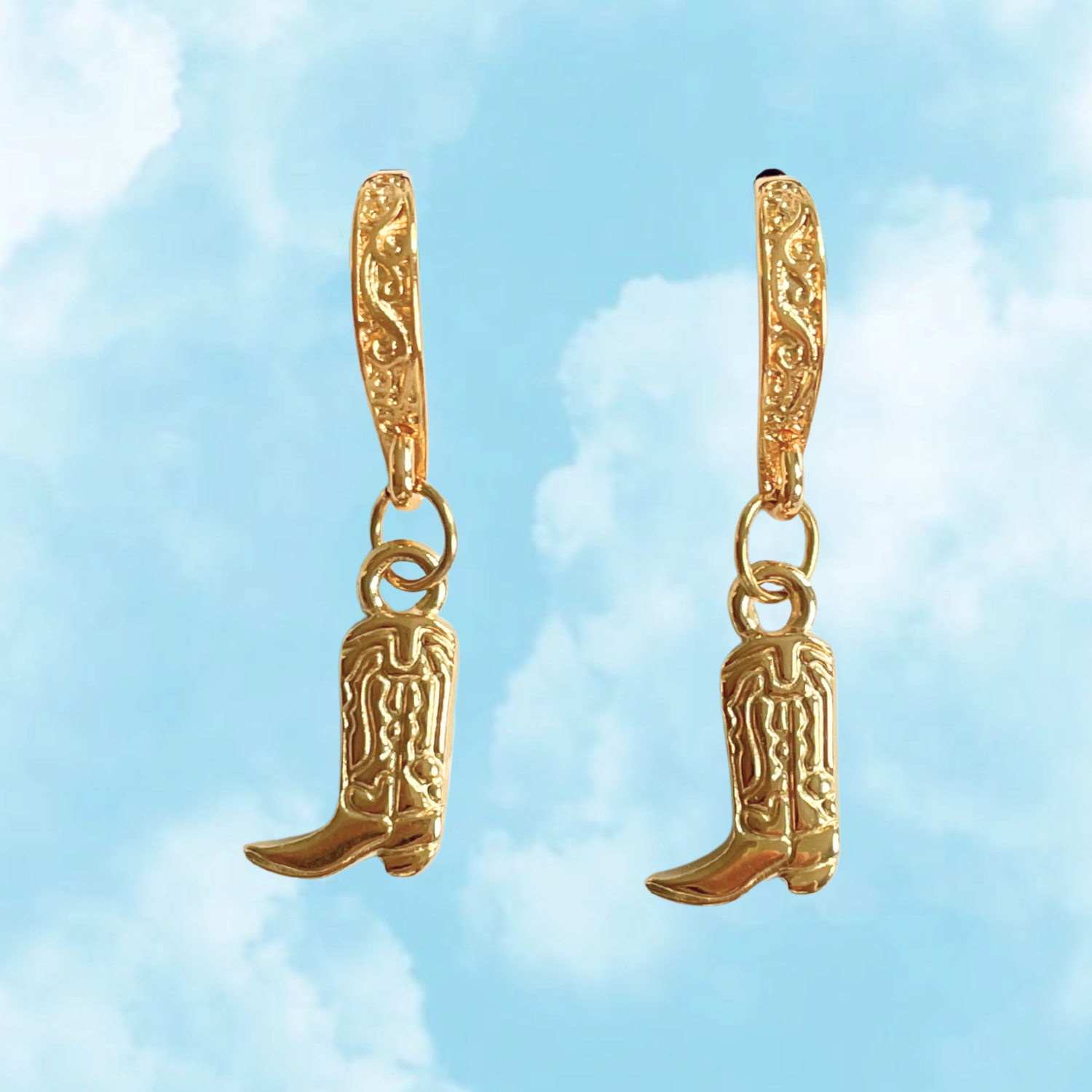 Cowboy Boots Earrings
