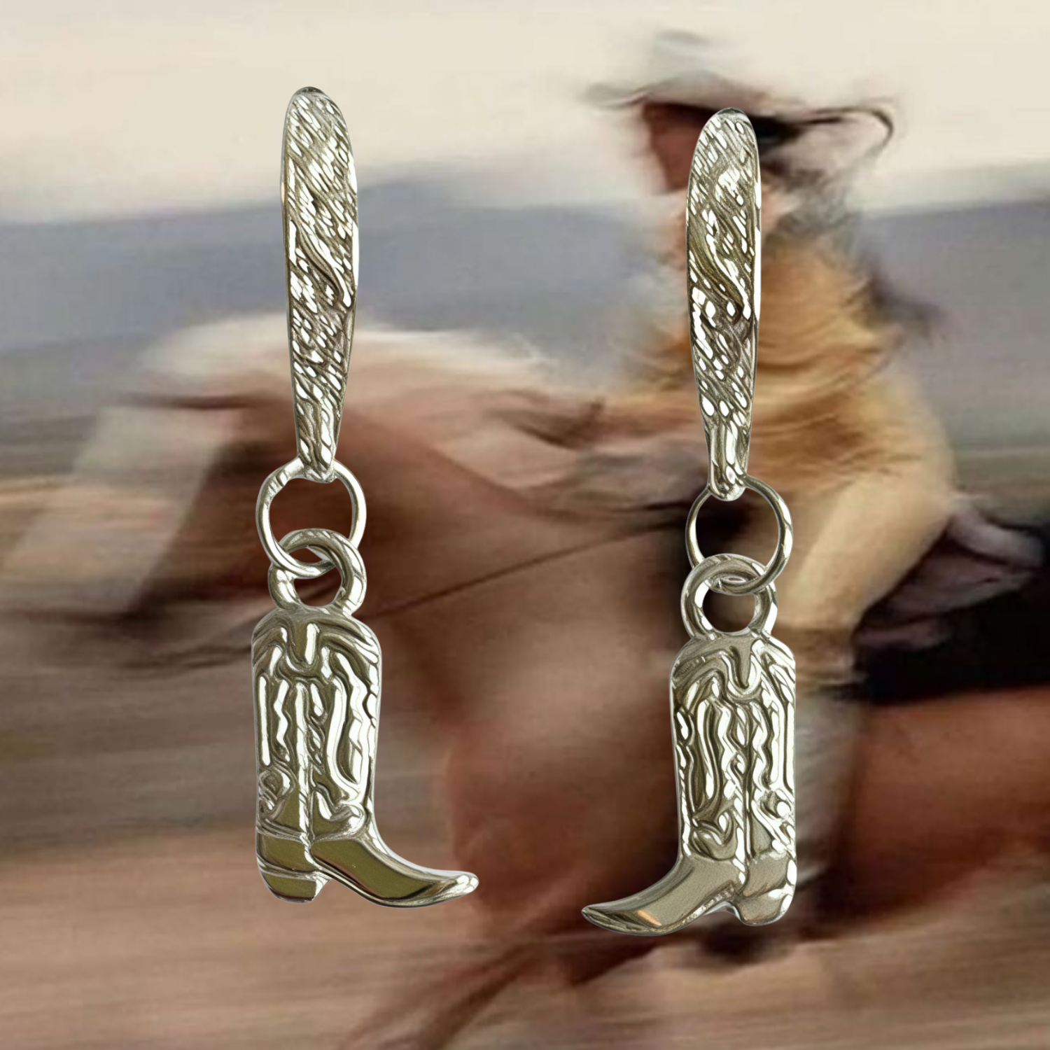 Cowboy Boots Earrings
