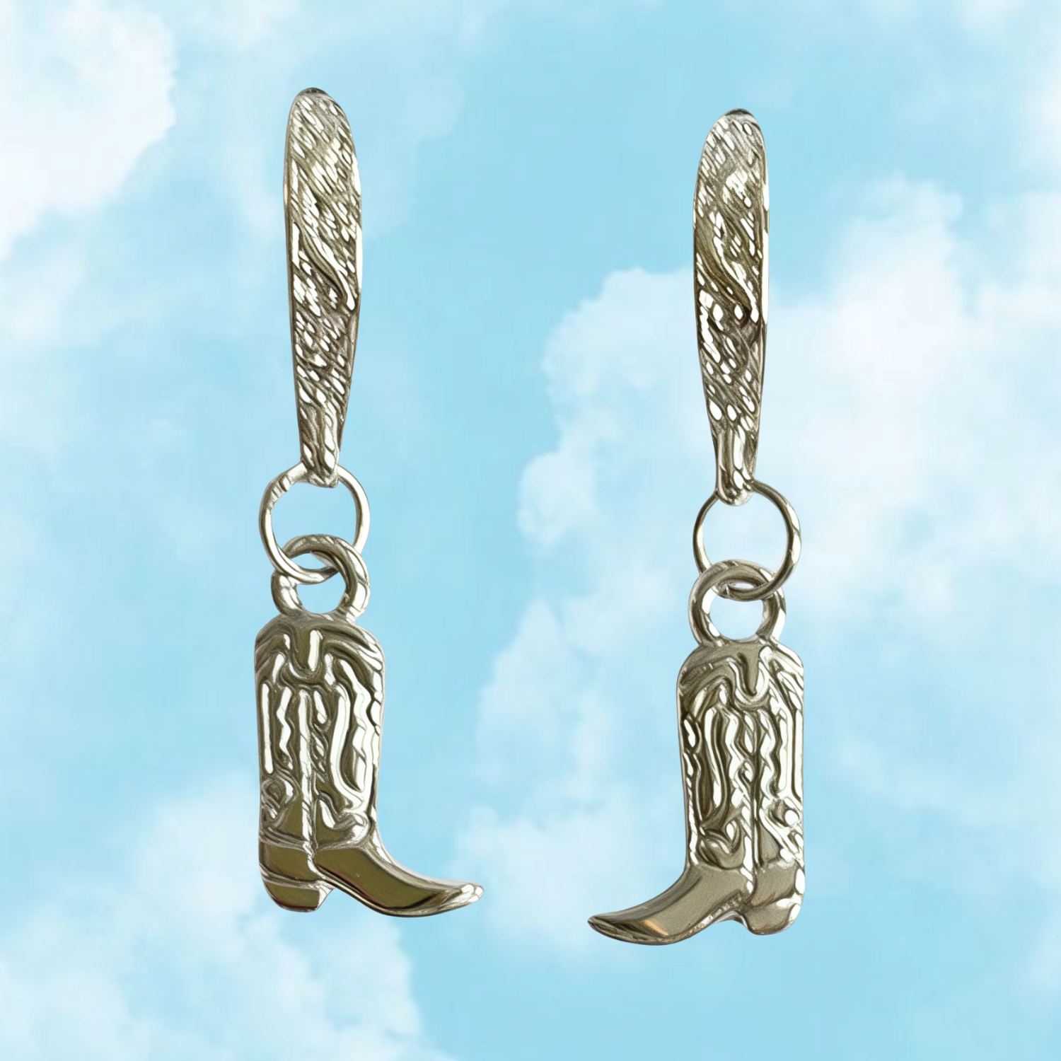 Cowboy Boots Earrings
