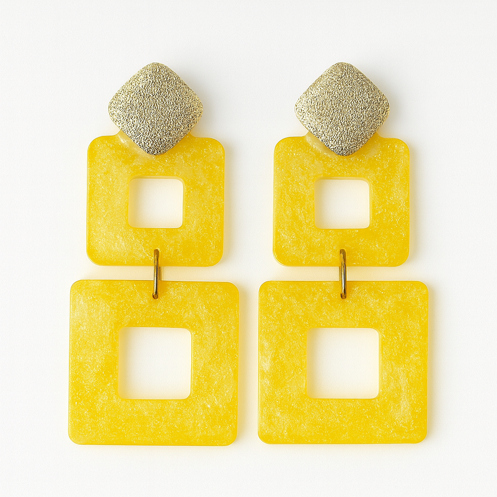 Geometric Statement Earrings