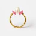 Freshwater Pearl & Gemstones Ring