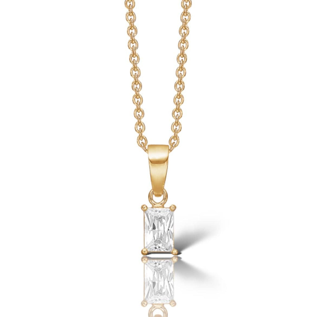 Rectangular Crystal Pendant