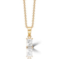 Rectangular Crystal Pendant