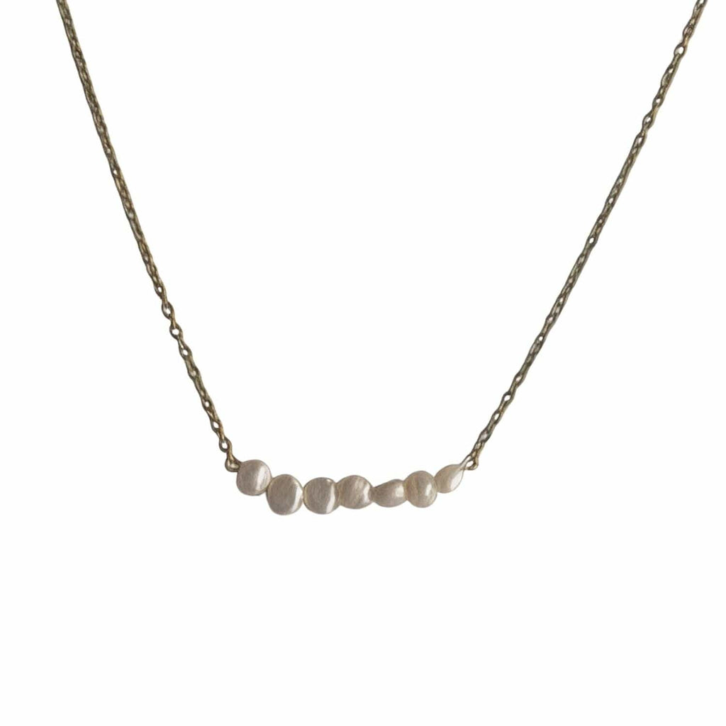 Persephone- Gold-Plated Necklace with Baroque Pearls