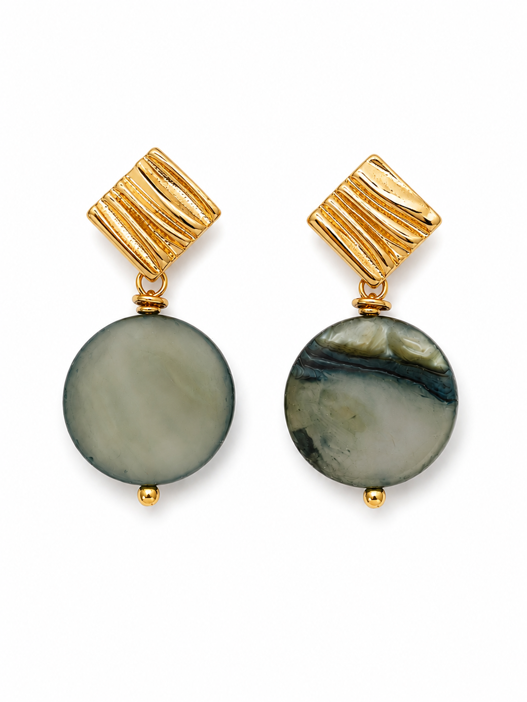 Laguna Natural Shell Stud Earrings