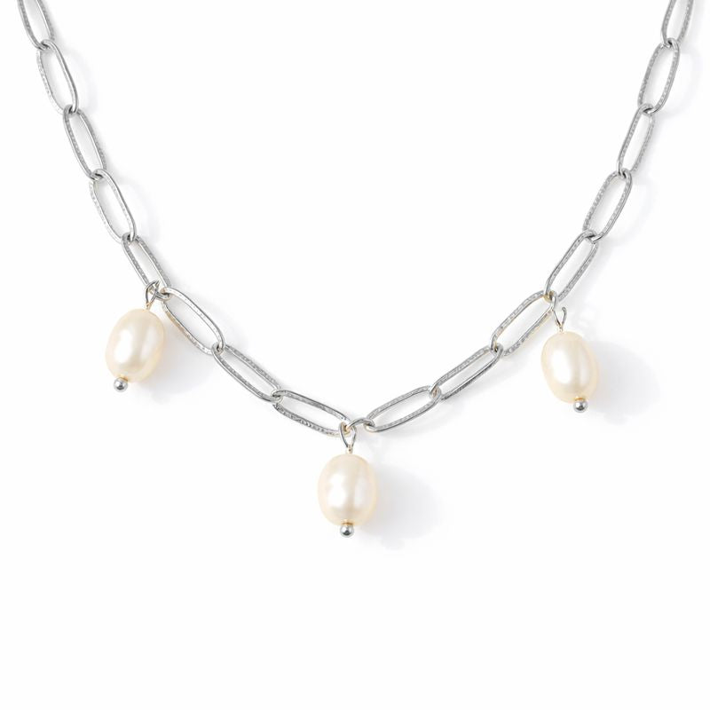 Cartagena Drops  – Freshwater Pearl Chain Necklace