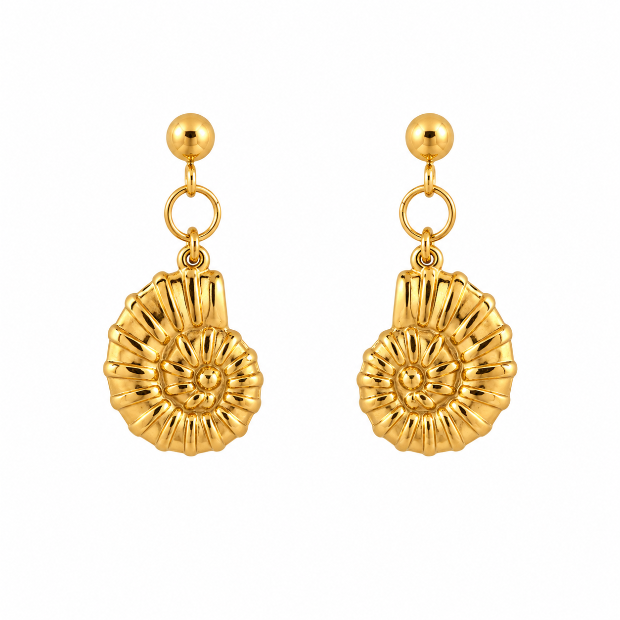 Portofino Nautilus Drop Earrings