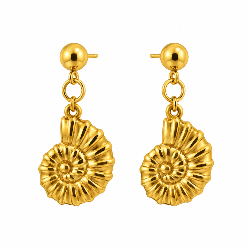 Portofino Nautilus Drop Earrings