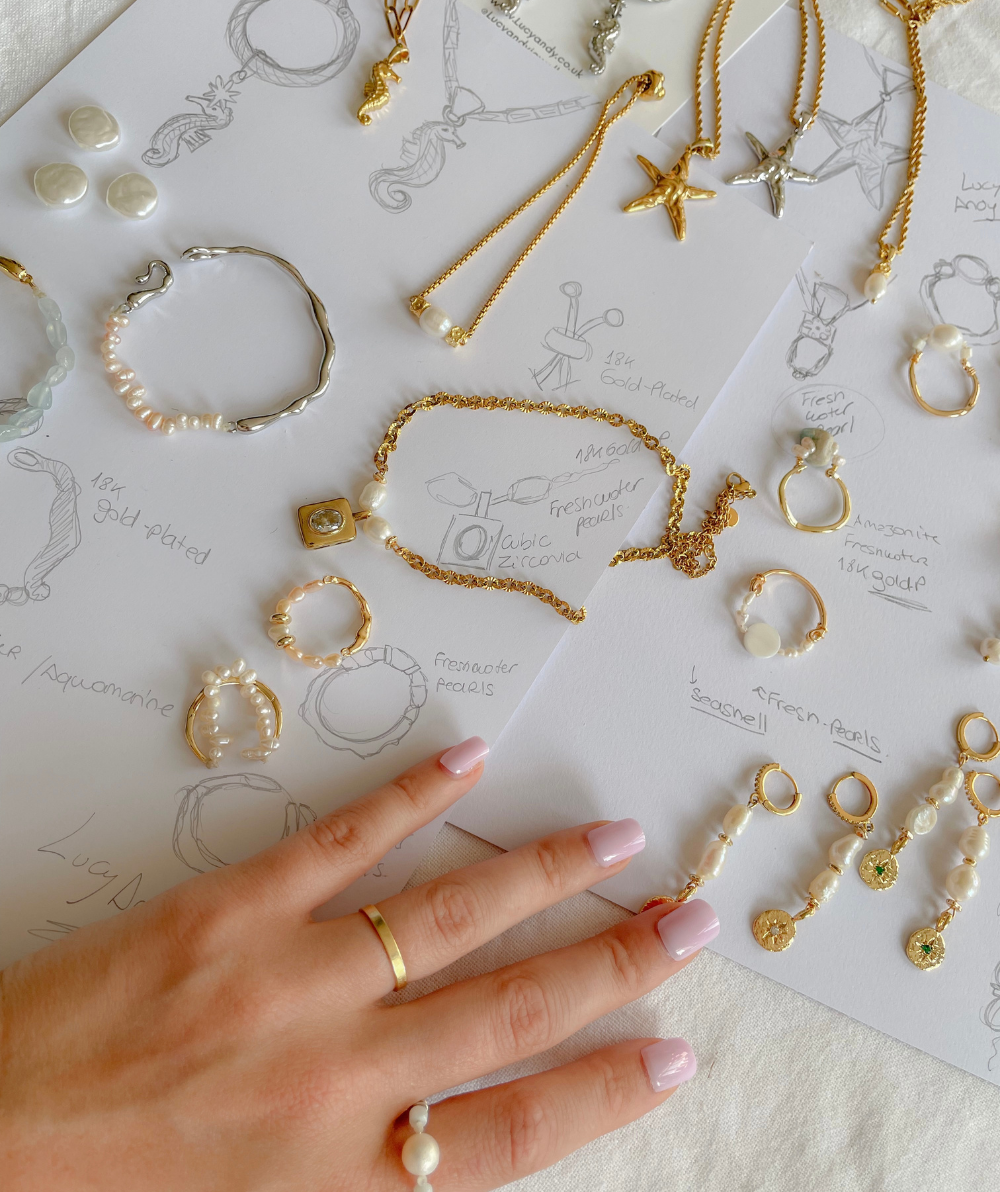 Samira Iridescent Shell & Akoya Pearl Drop Earrings