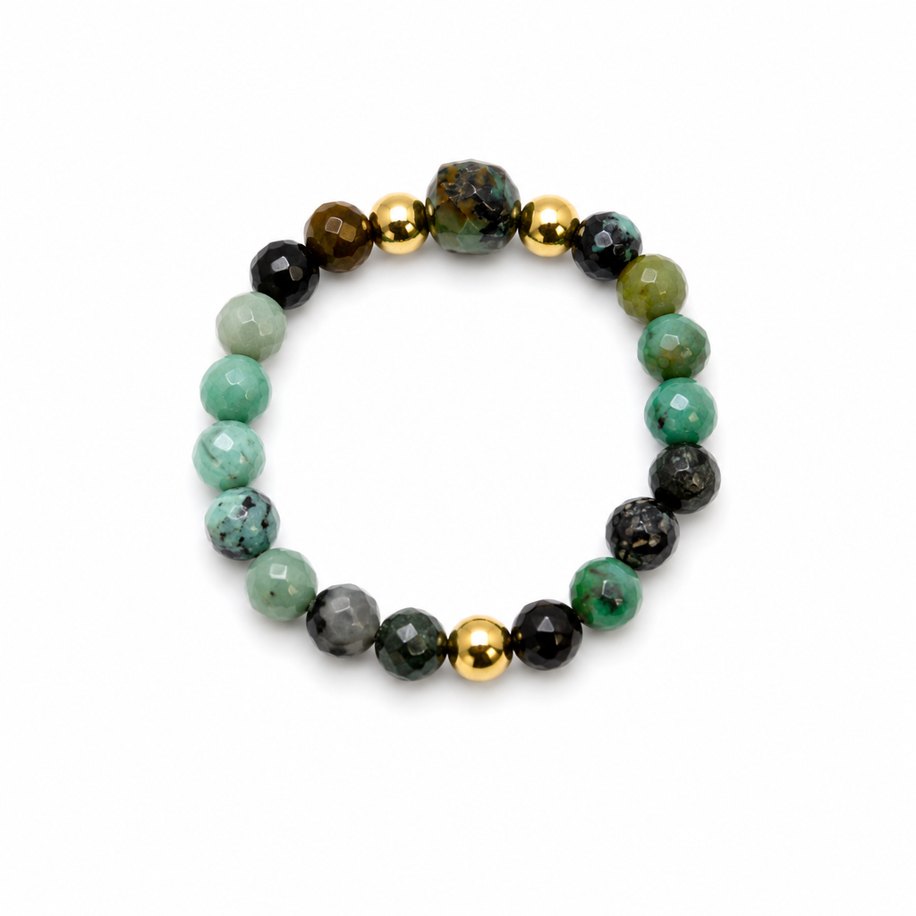 Terra Elastic Gemstone Ring