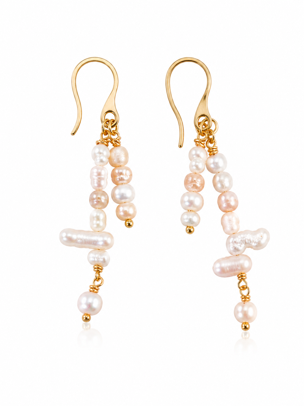 Celeste Pearl Cascade Drop Earrings