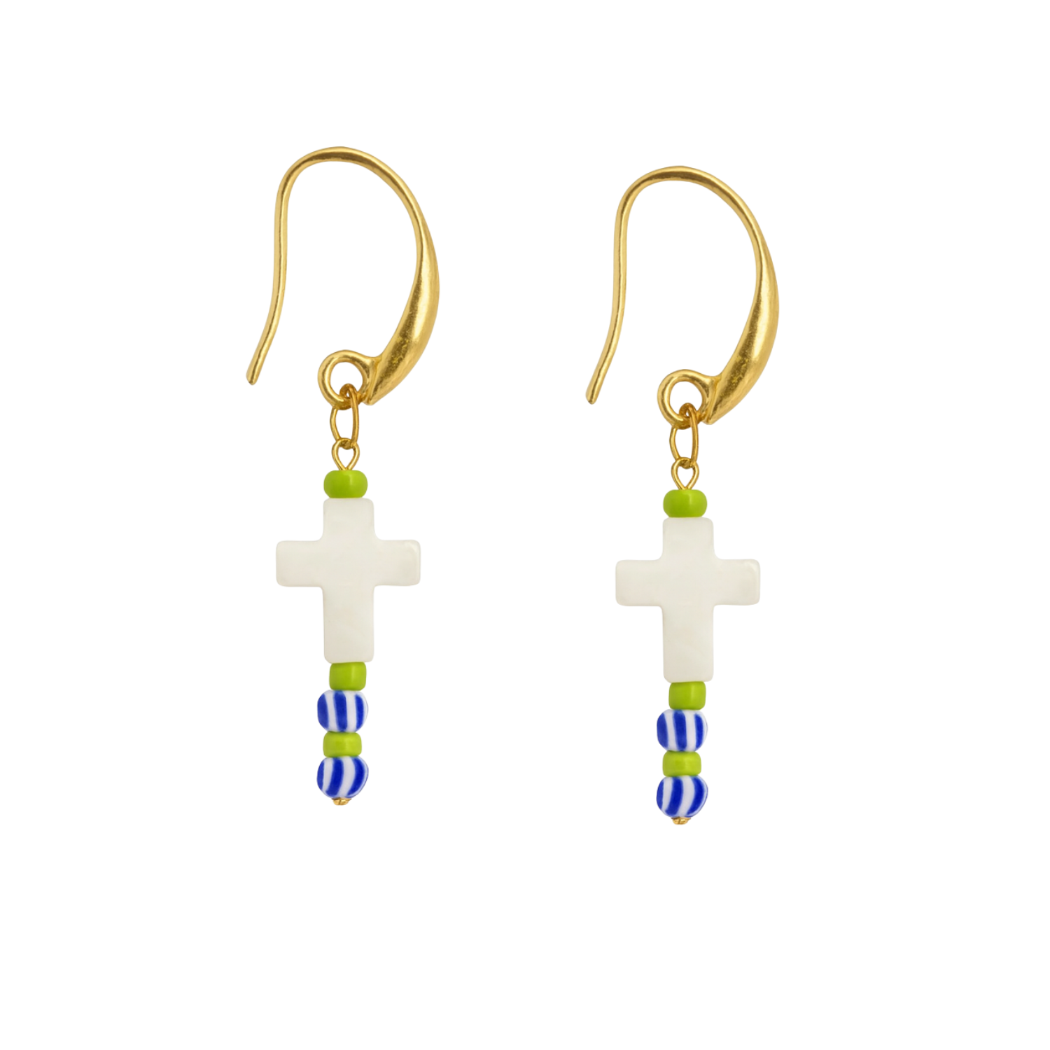 Shell Cross & Beads