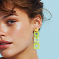 Pistachio Cubes  Studs