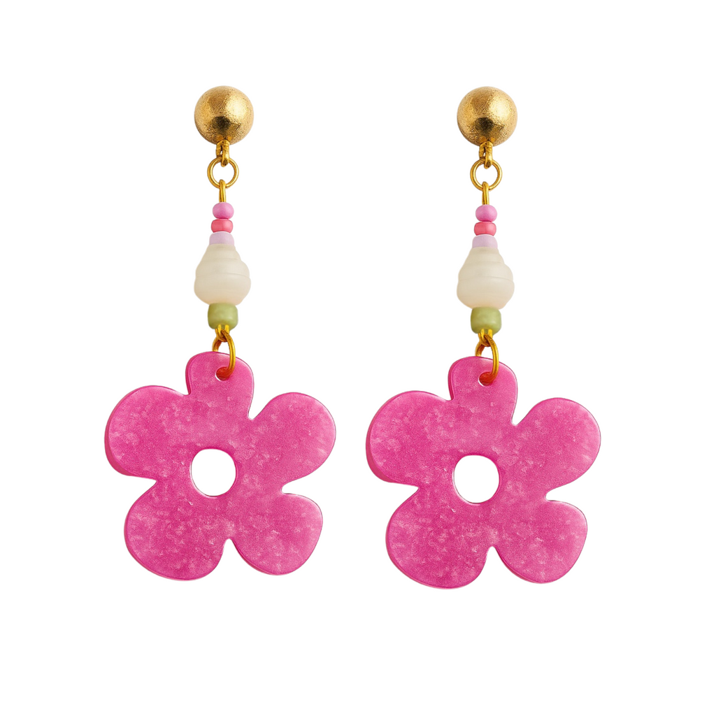 Pearl & Pink Flower