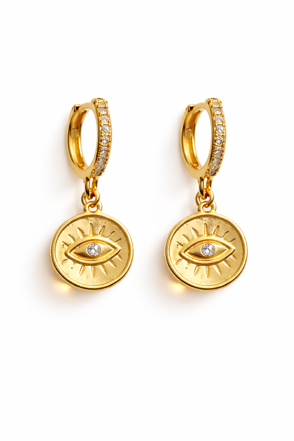 Nazar Eye Talisman Huggies.