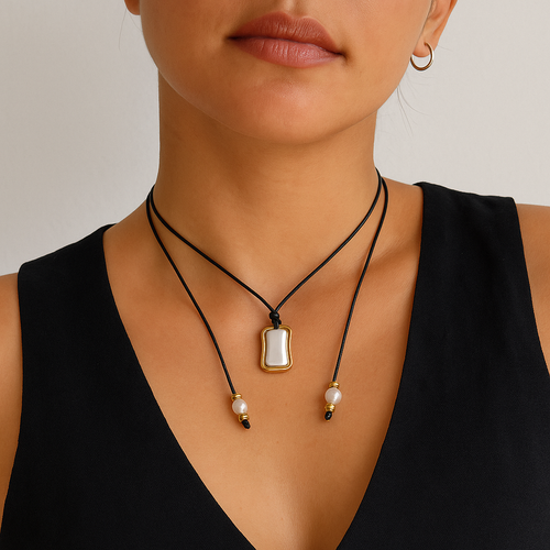 Black Cord Necklace