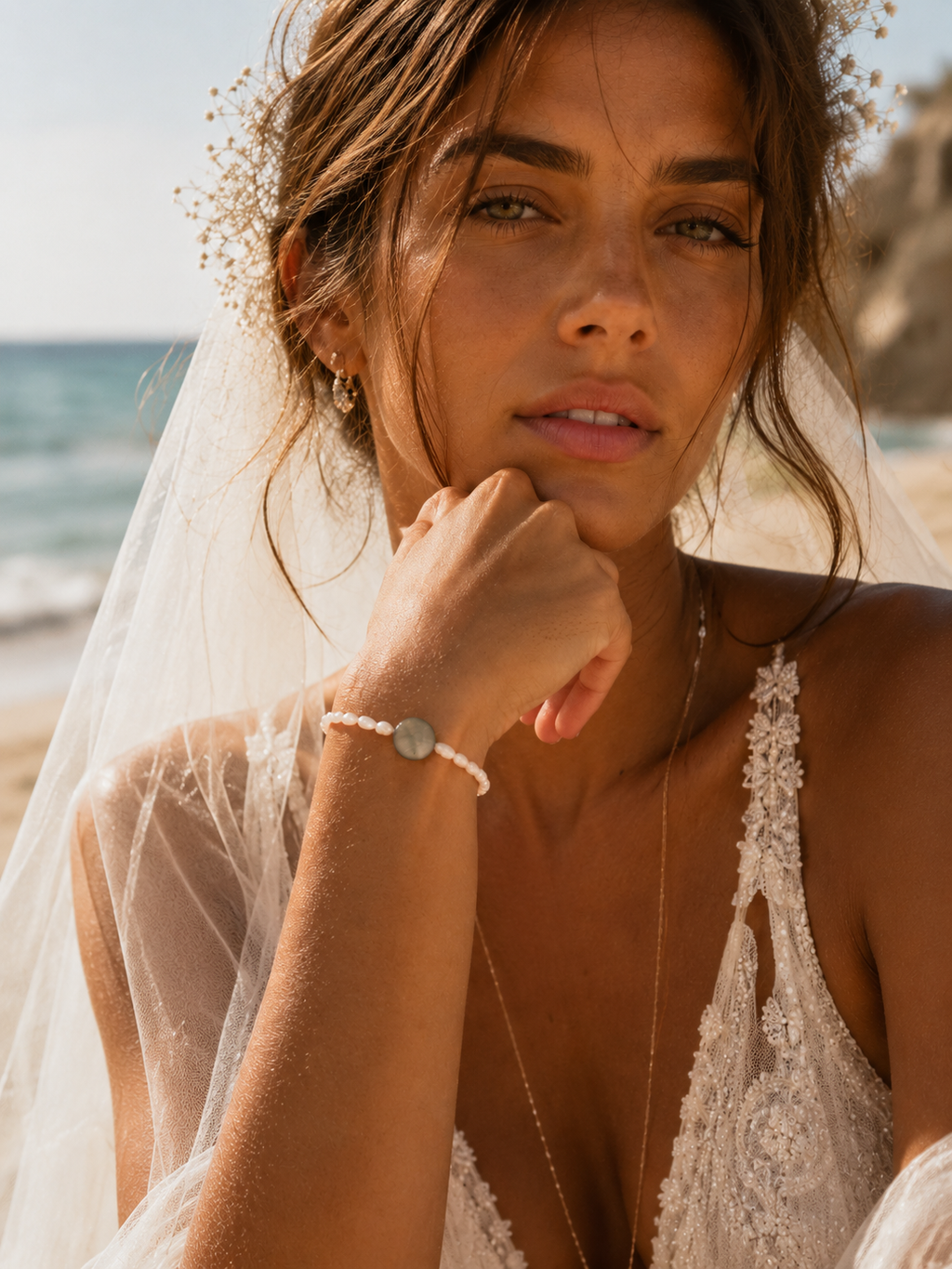 Laguna Natural Shell & Pearl Bracelet
