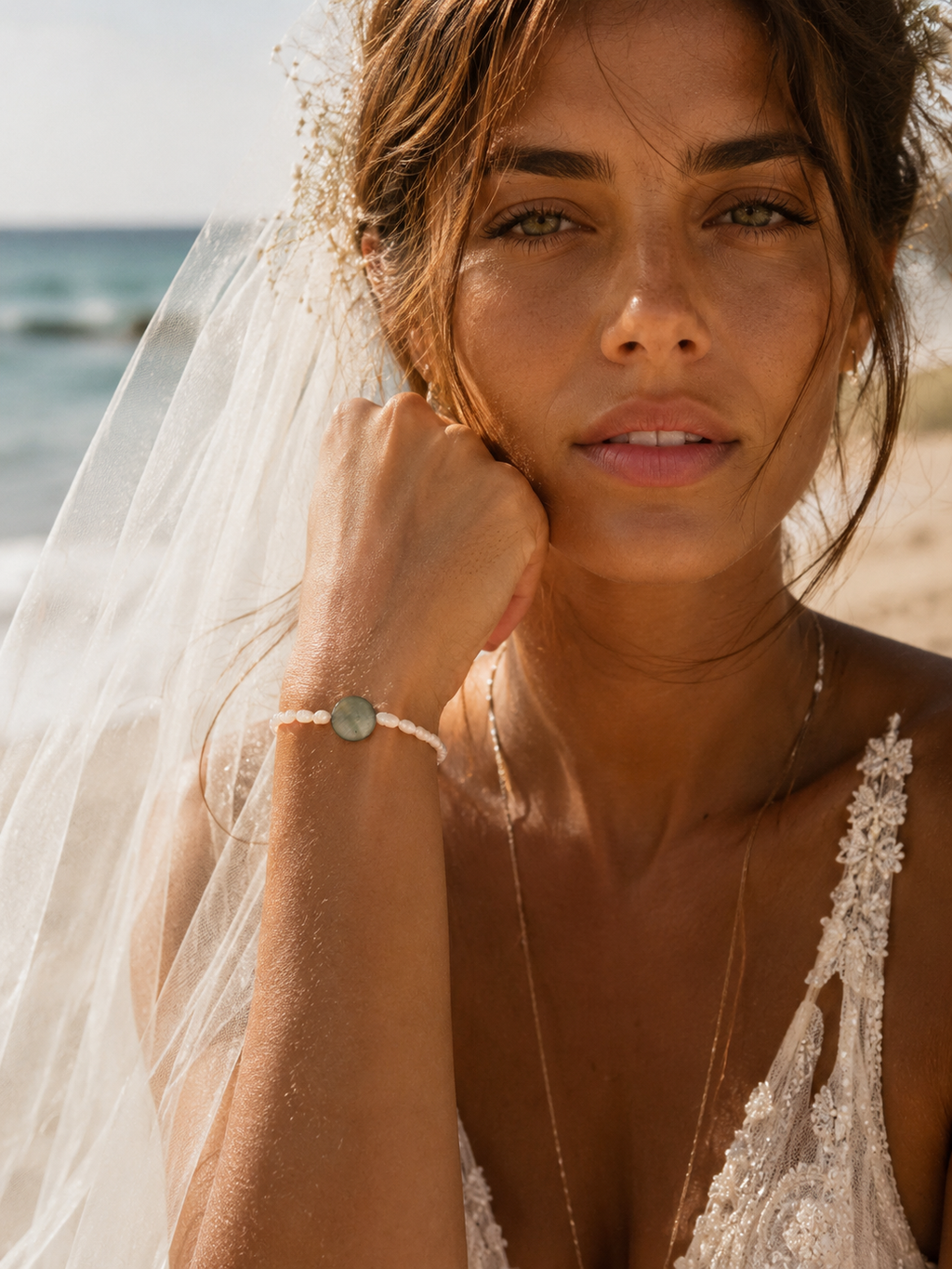 Laguna Natural Shell & Pearl Bracelet
