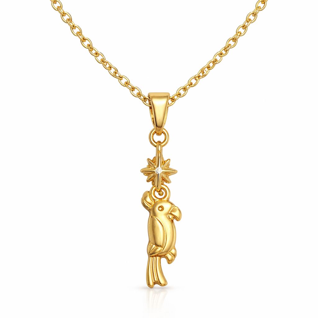 Playful Parrot Necklace