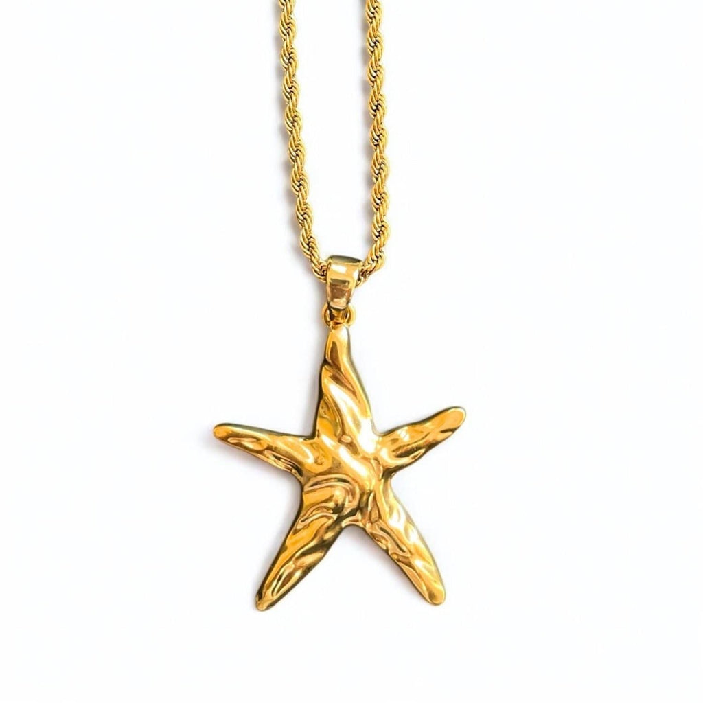 Victoria Necklace – Sea Star Pendant in Gold or Silver