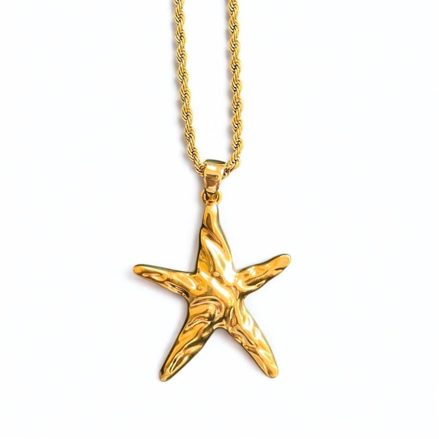 Starfish Pendant – Gold or Silver Plated