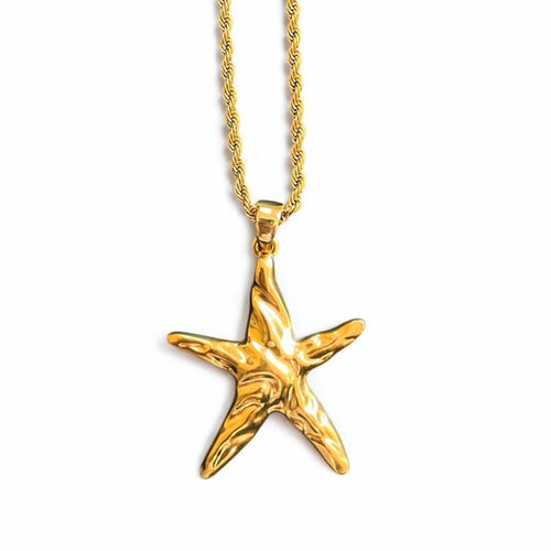 Victoria Necklace – Sea Star Pendant in Gold or Silver