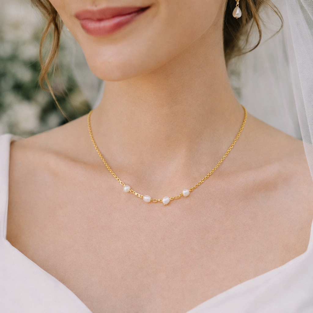 Ocean Soul Freshwater Baroque Pearls Necklace