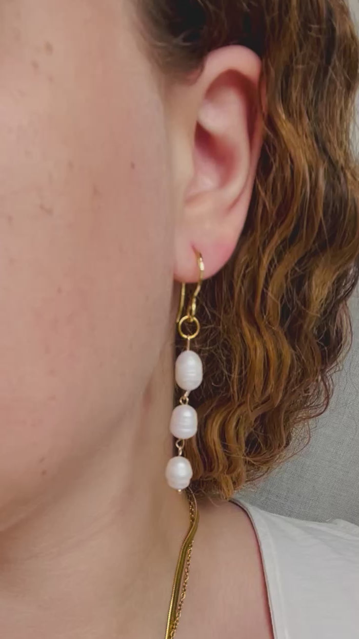 Brisa Earrings – Drop Freshwater Pearl Earrings